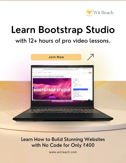 Bootstrap Studio Wit Reach Ads